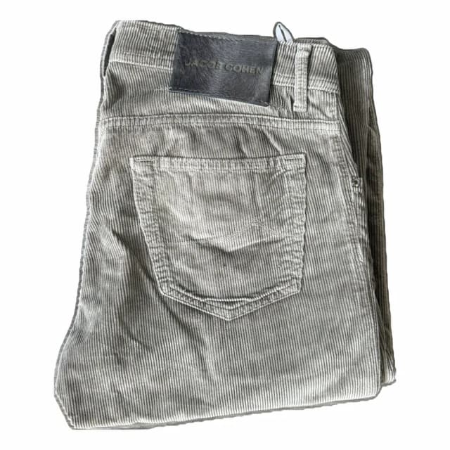JACOB COHEN Jack Corduroy Straight Cropped Jeans