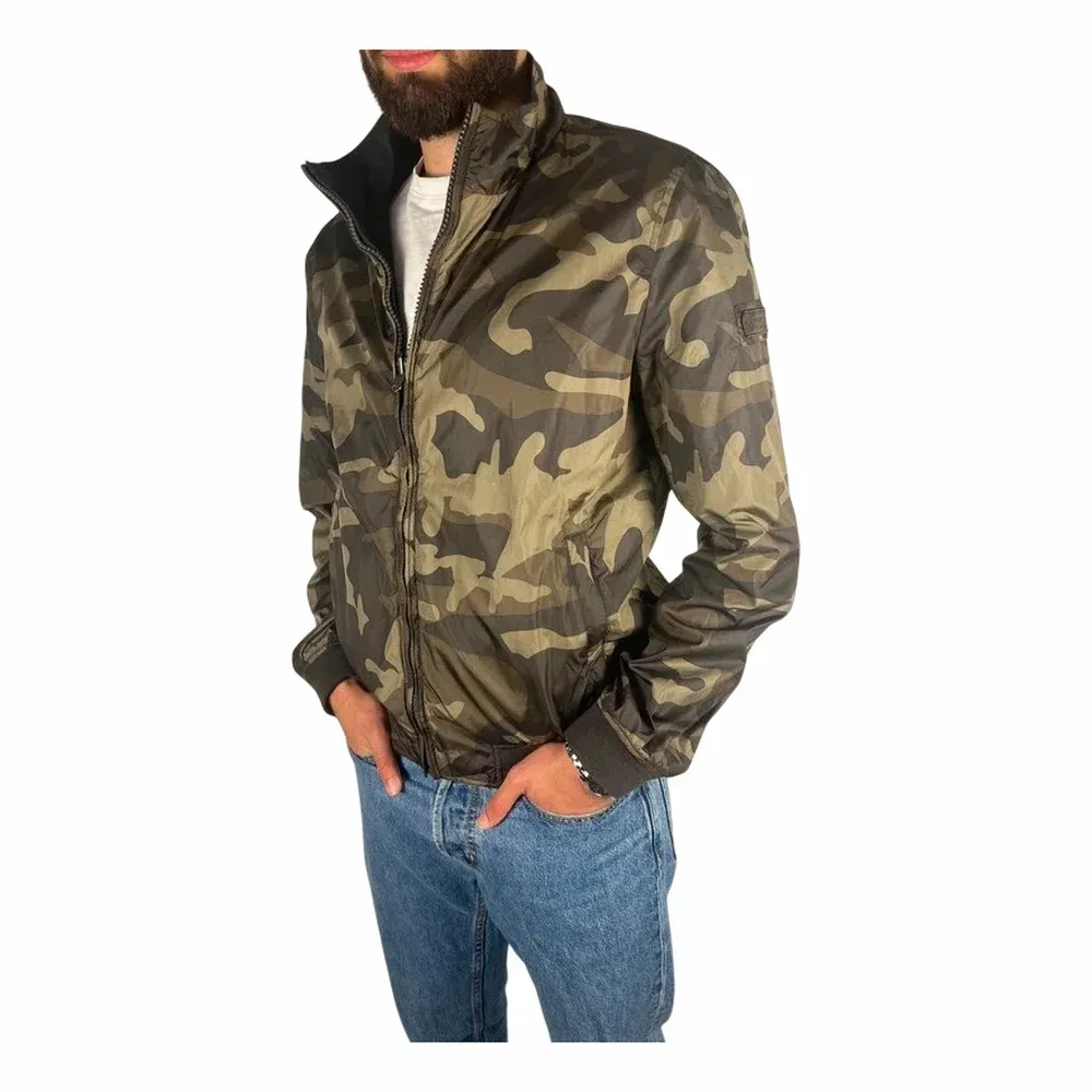 Woolrich Camouflage Reversible Bomber Jacket