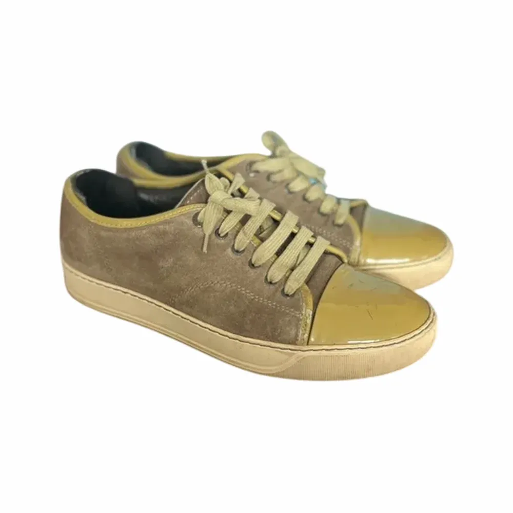LANVIN Cap-Toe Low Top Sneaker