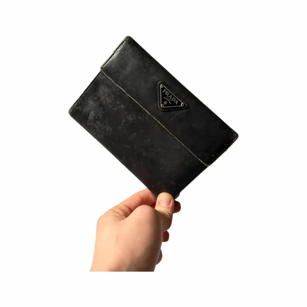 PRADA Tessuto Nylon Trifold Wallet