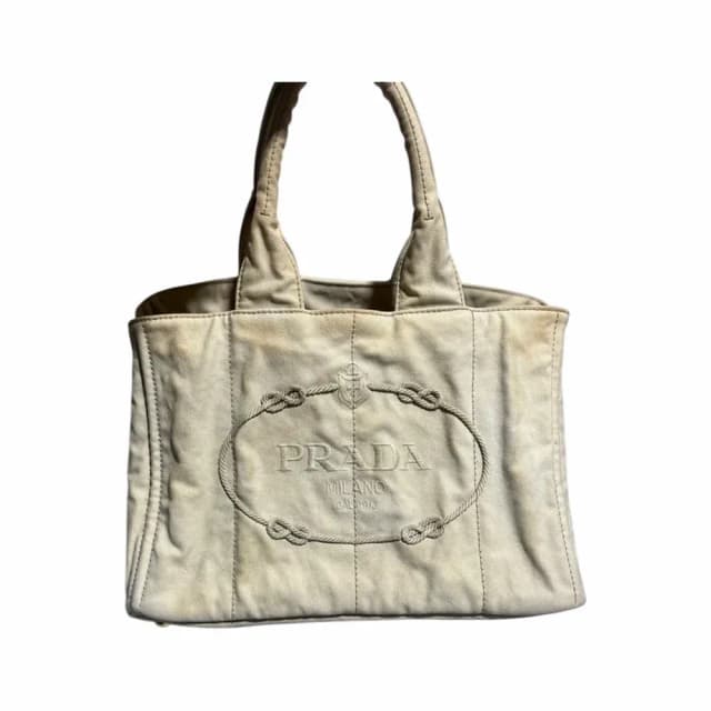 PRADA Canapa Tote Bag