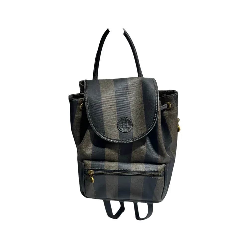 Fendi Pequin Drawstring Backpack