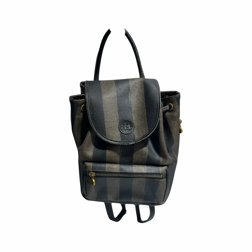 Fendi Pequin Drawstring Backpack