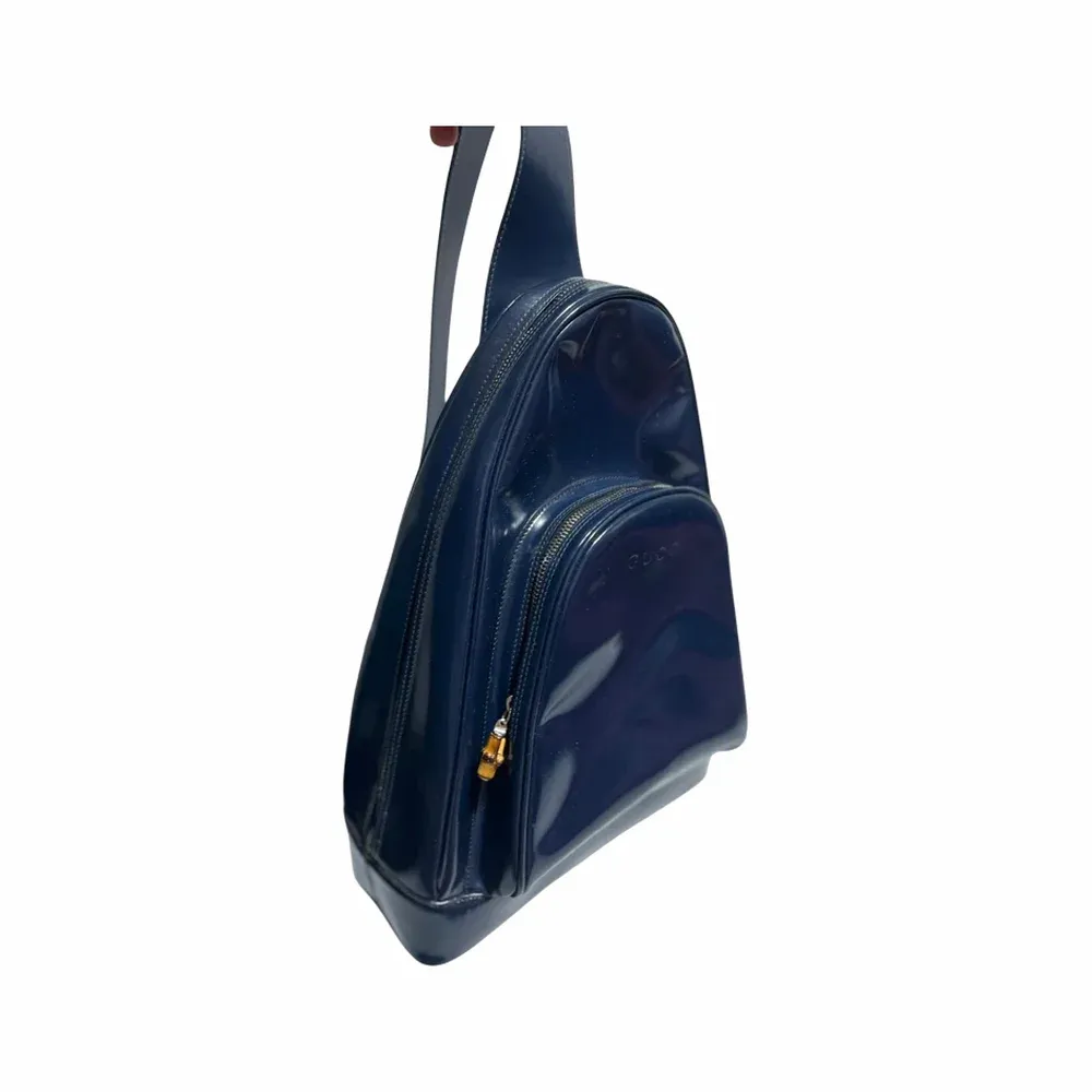 GUCCI Vintage Bamboo Sling Backpack