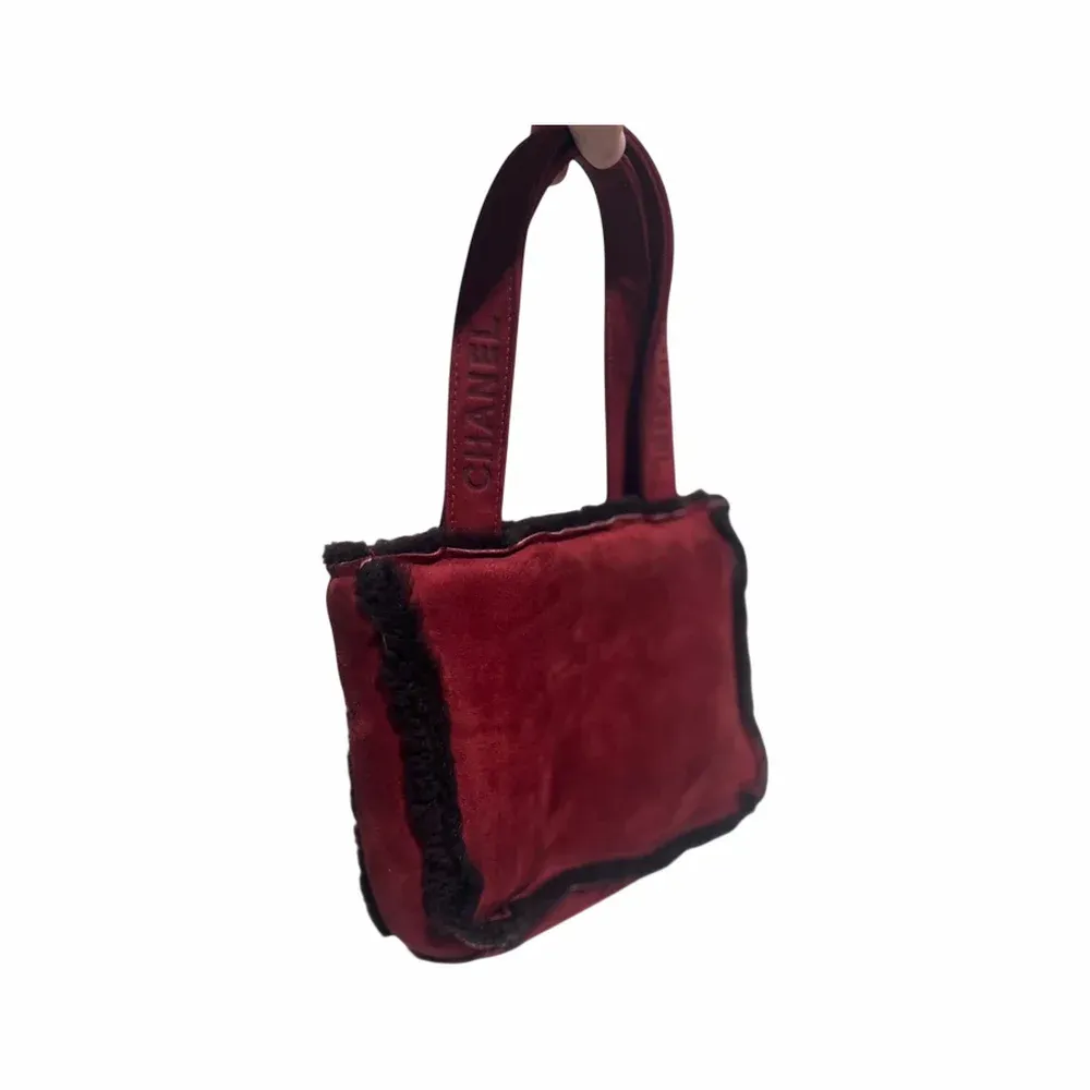 CHANEL Mouton Shearling Tote Bag