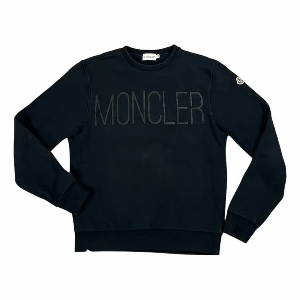 MONCLER Maglia Girocollo Big Logo Sweatshirt