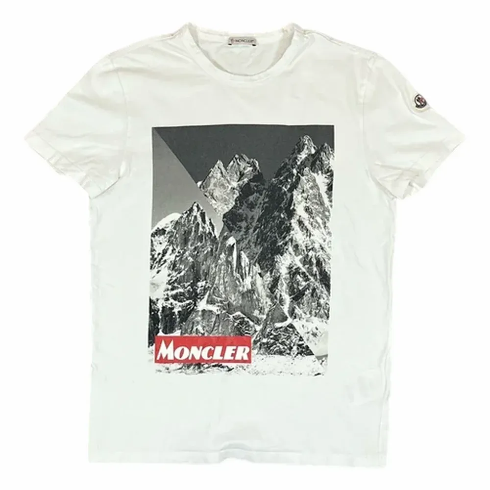 MONCLER Mountain Print Graphic T-Shirt