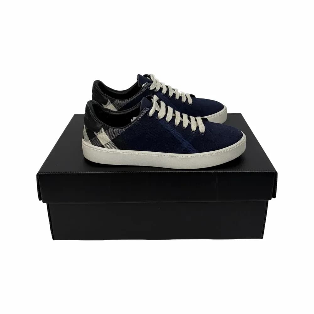 Burberry Albert Check Low Top Trainers