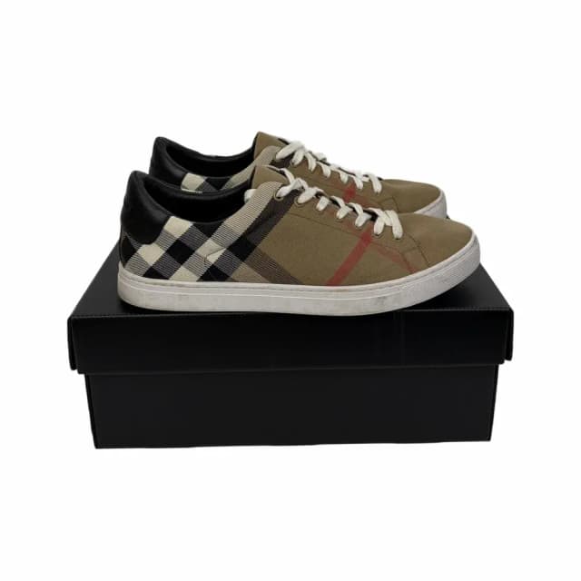 Burberry Albert Check Low Top Sneakers