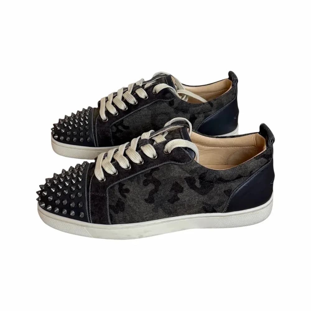 CHRISTIAN LOUBOUTIN Louis Junior Spikes Camo