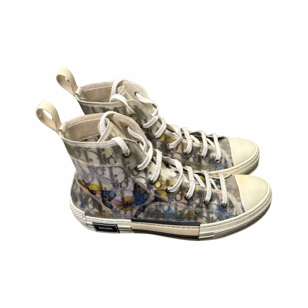 Dior B23 Alex Foxton Oblique High-Top Sneakers