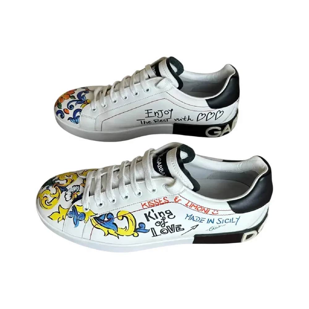 DOLCE & GABBANA Portofino Love Sneakers