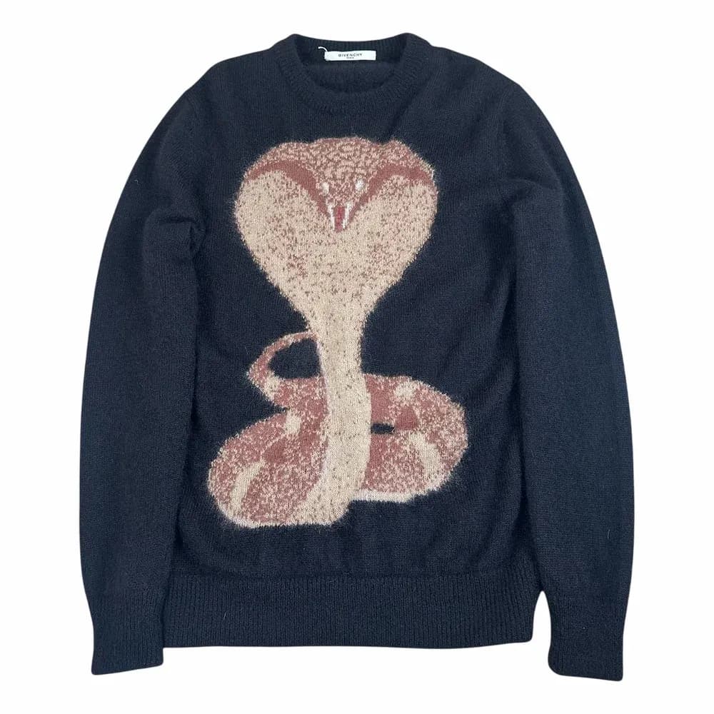 Givenchy Cobra Intarsia Mohair Sweater