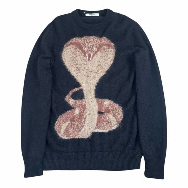 Givenchy Cobra Intarsia Mohair Sweater