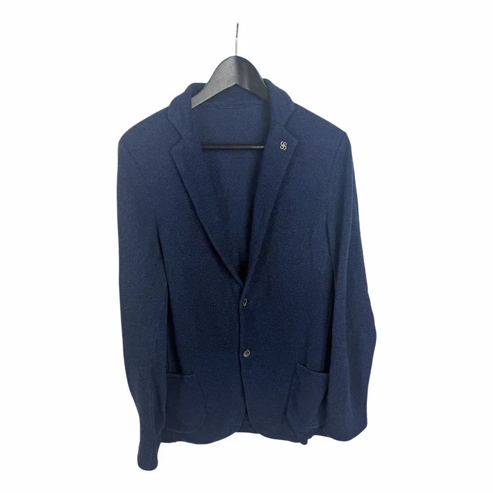 Gran Sasso Linen/Cotton Knitted Blazer