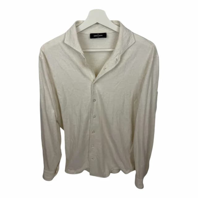 Gran Sasso Cashmere Mix Stretch Shirt