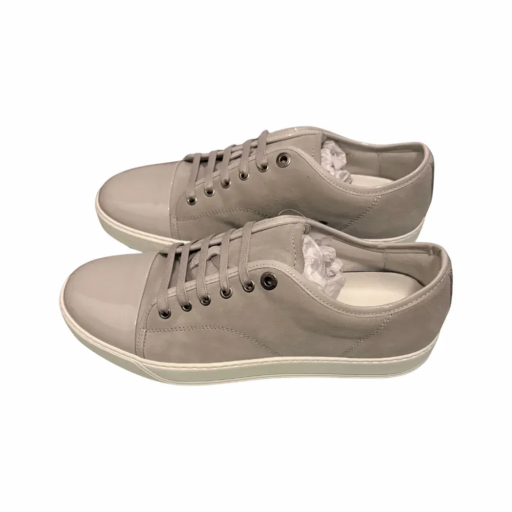 Lanvin Patent Cap Toe Sneaker