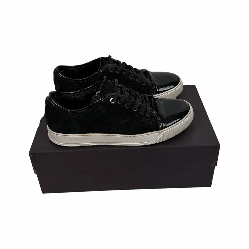 Lanvin DBB1 Patent Cap Toe Sneaker