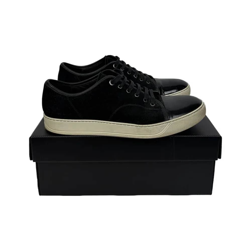 Lanvin DBB1 Patent Cap Toe Sneaker