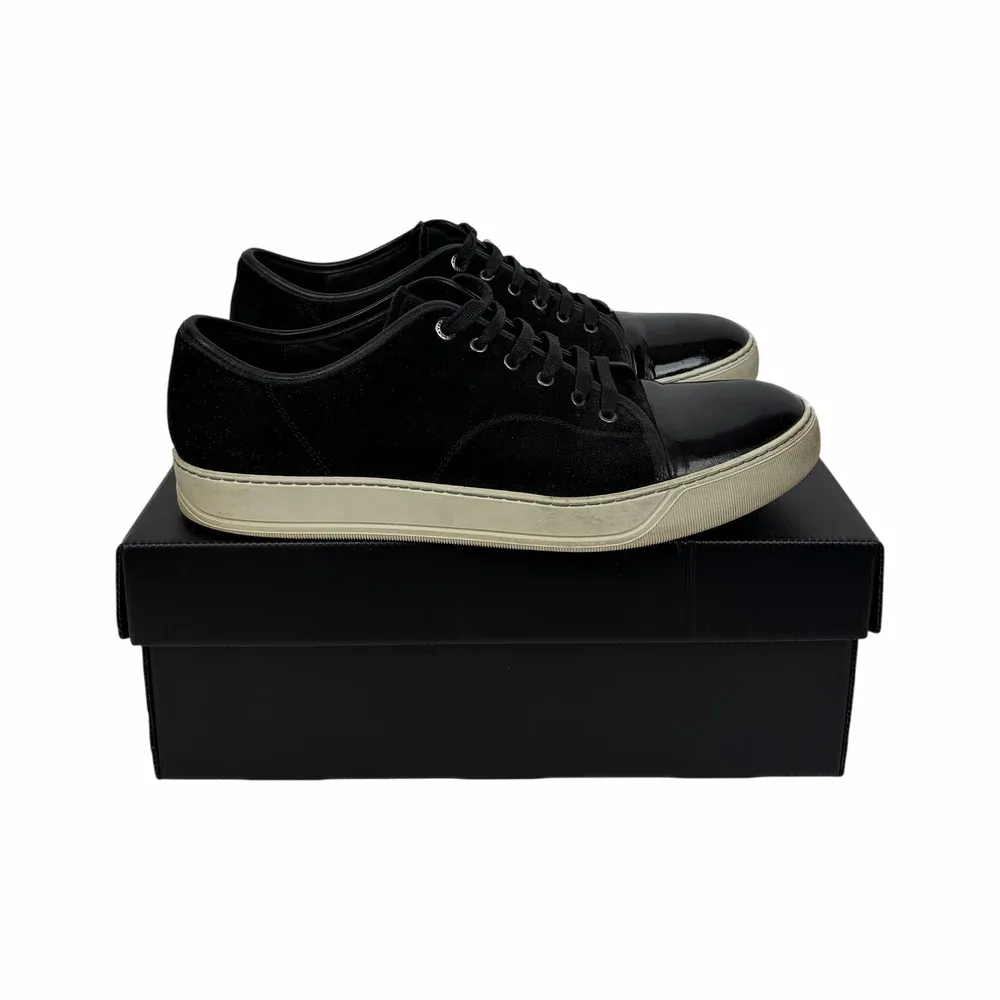 Lanvin DBB1 Patent Cap Toe Sneaker