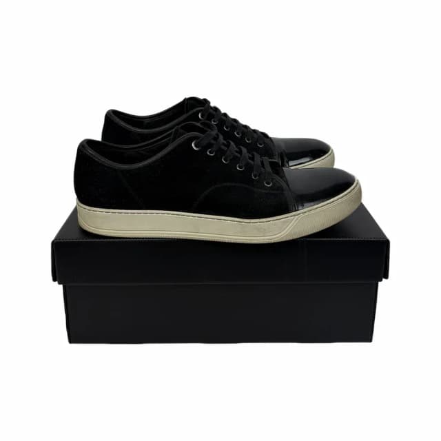 Lanvin DBB1 Patent Cap Toe Sneaker