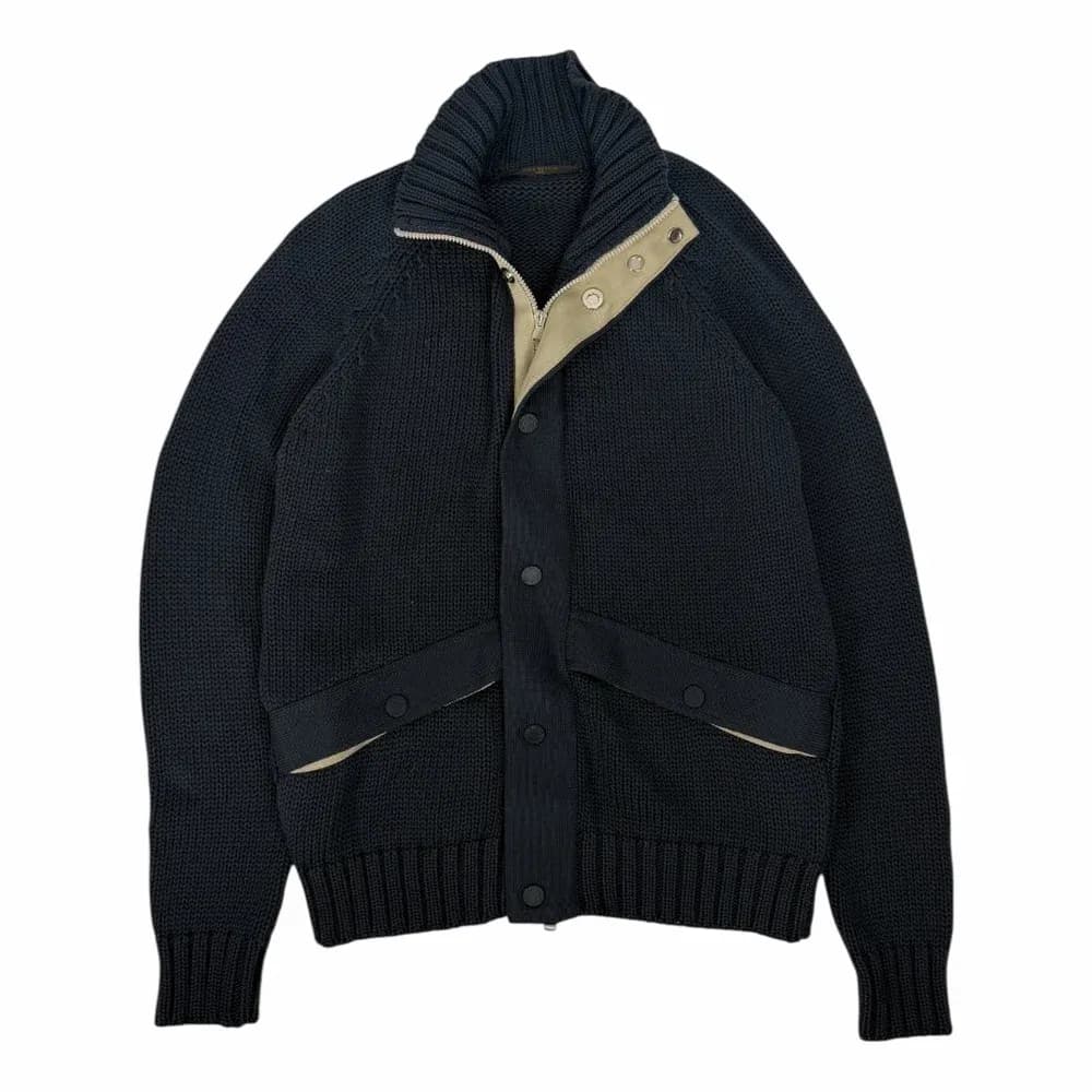 Louis Vuitton Shawl Collar Wool Cardigan