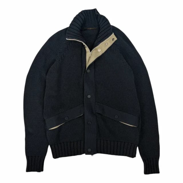 Louis Vuitton Shawl Collar Wool Cardigan
