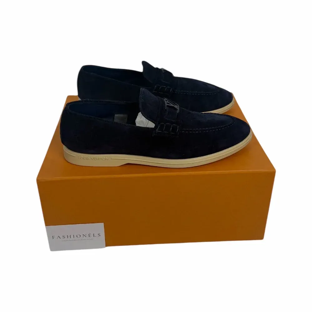 Louis Vuitton Suede Loafers