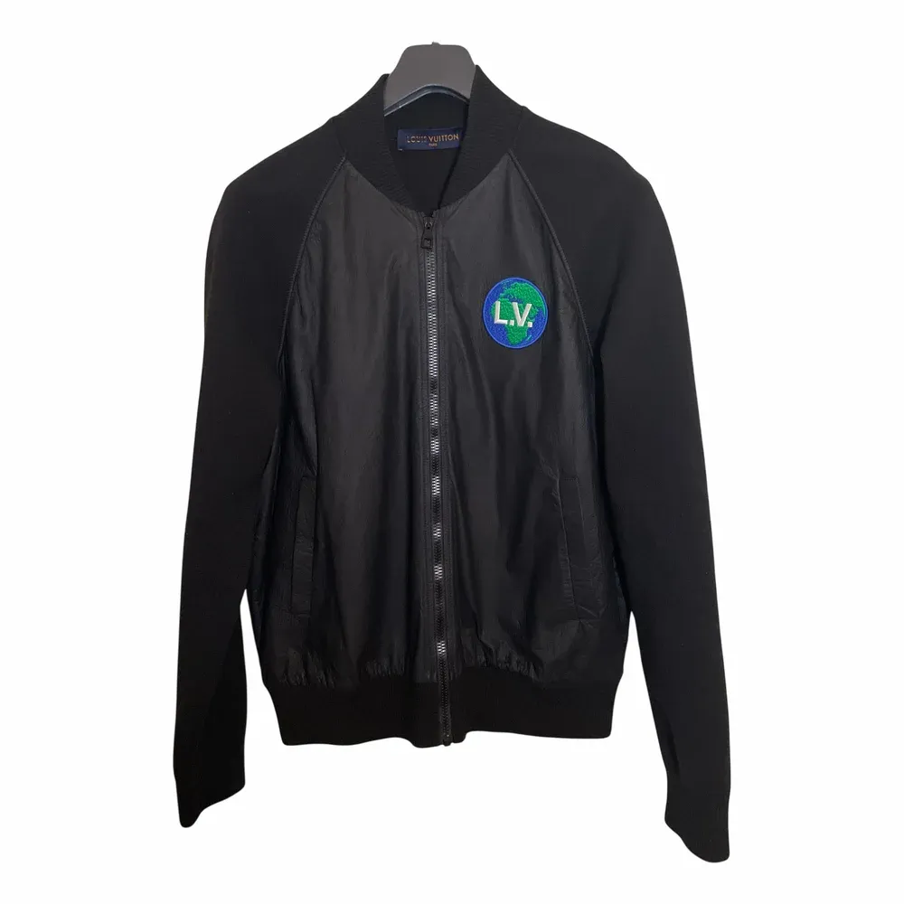 Louis Vuitton Planet Earth Embroidered Bomber Jacket