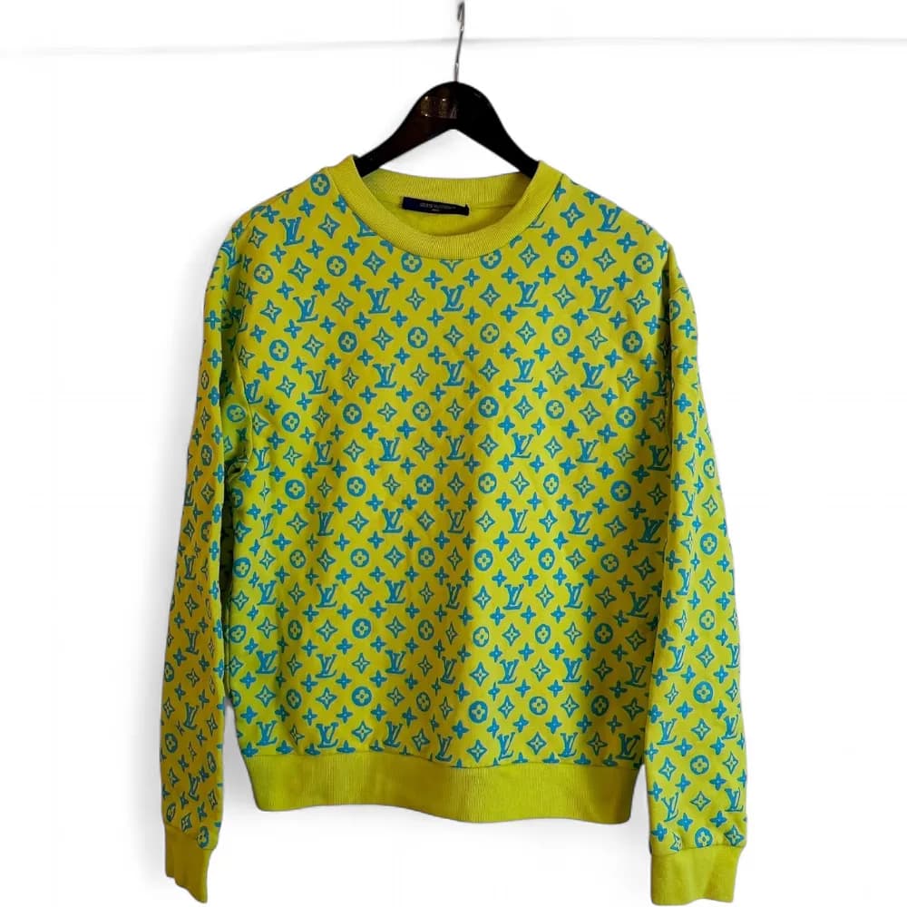 LOUIS VUITTON Monogram Print Crewneck Sweatshirt