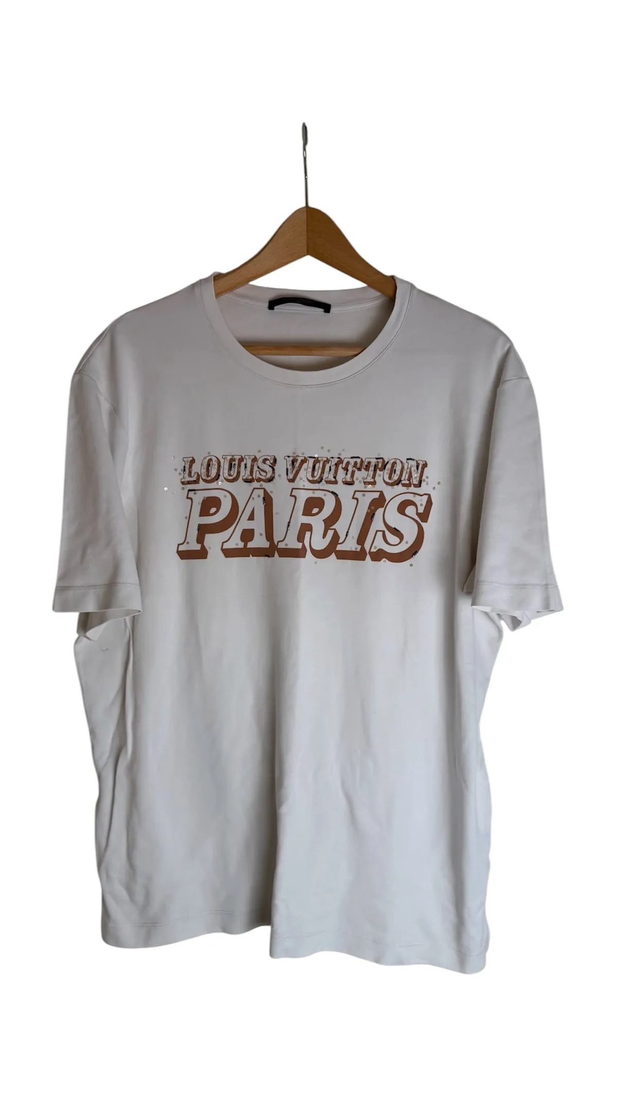 LOUIS VUITTON Embroidered Signature T-Shirt