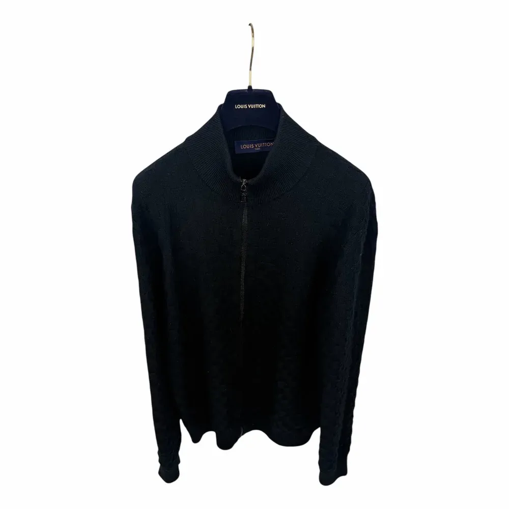 Louis Vuitton Damier Signature Zip-Through Cardigan