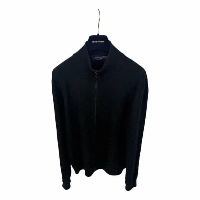 Louis Vuitton Damier Signature Zip-Through Cardigan