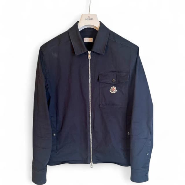 MONCLER Cotton Blend Gabardine Shirt Jacket