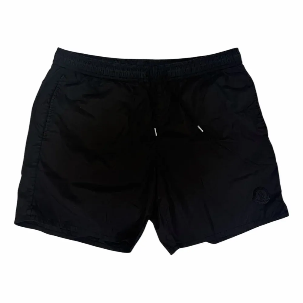 Moncler Logo Patch Swim Shorts