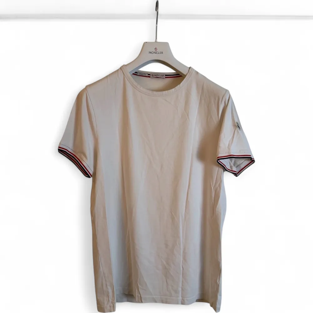 MONCLER Tricolour-Trimmed Slim Fit T-shirt