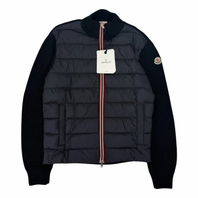 Moncler Padded Knit Zip Cardigan
