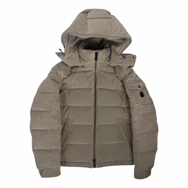 Moncler Maya Corduroy Hooded Down Jacket