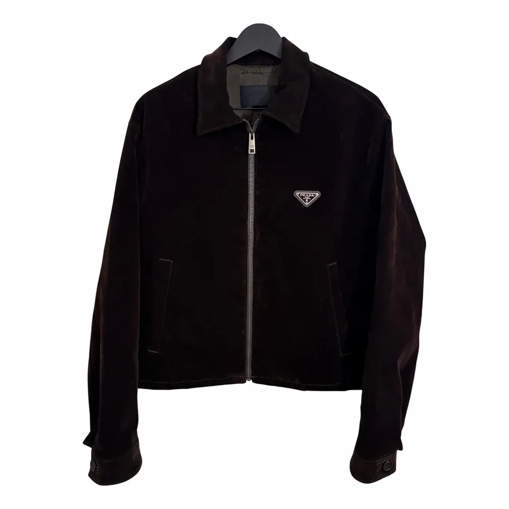 Prada Cotton Velvet Blouson Jacket