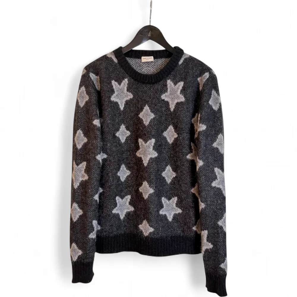 SAINT LAURENT Star Intarsia