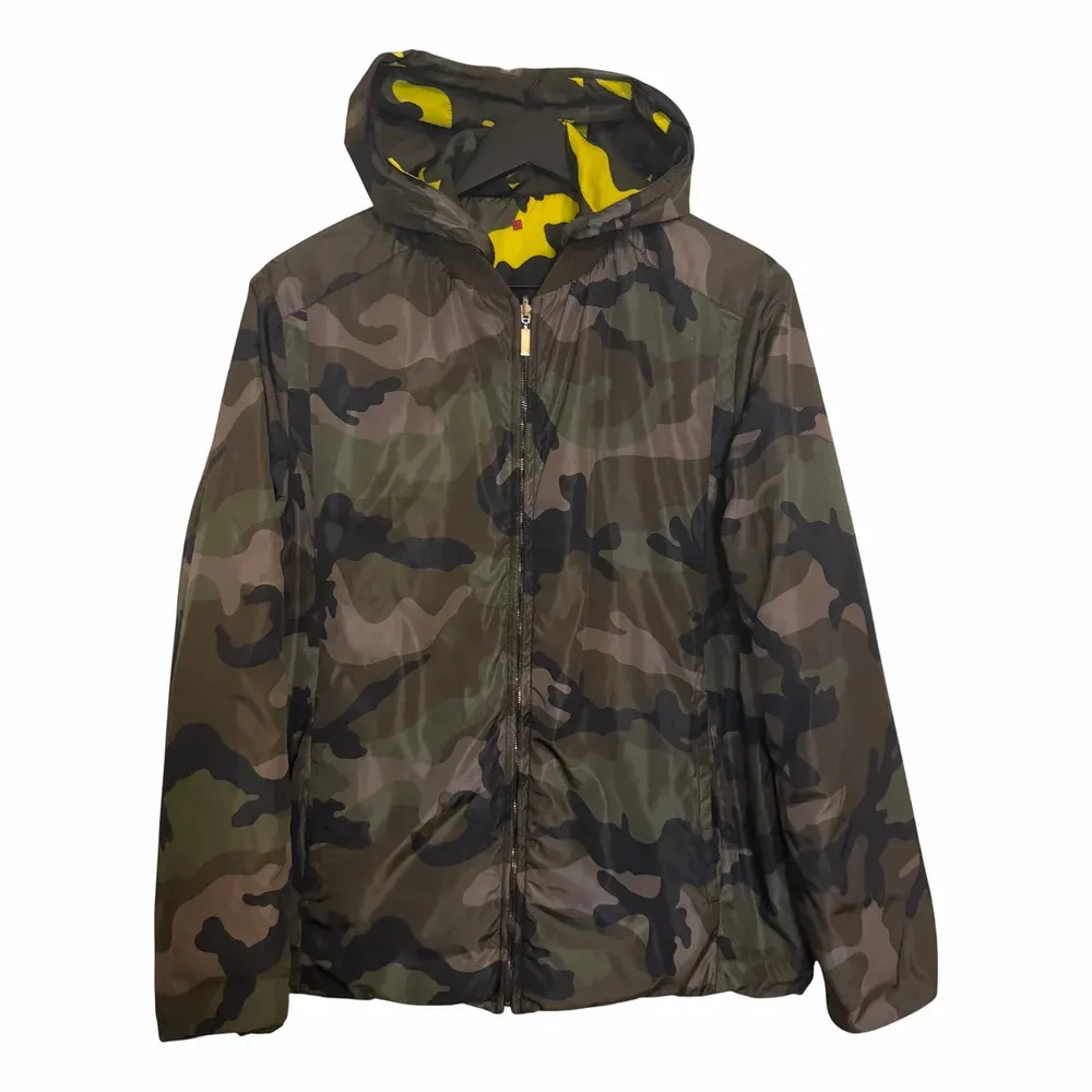 Valentino Reversible Camouflage Hooded Jacket