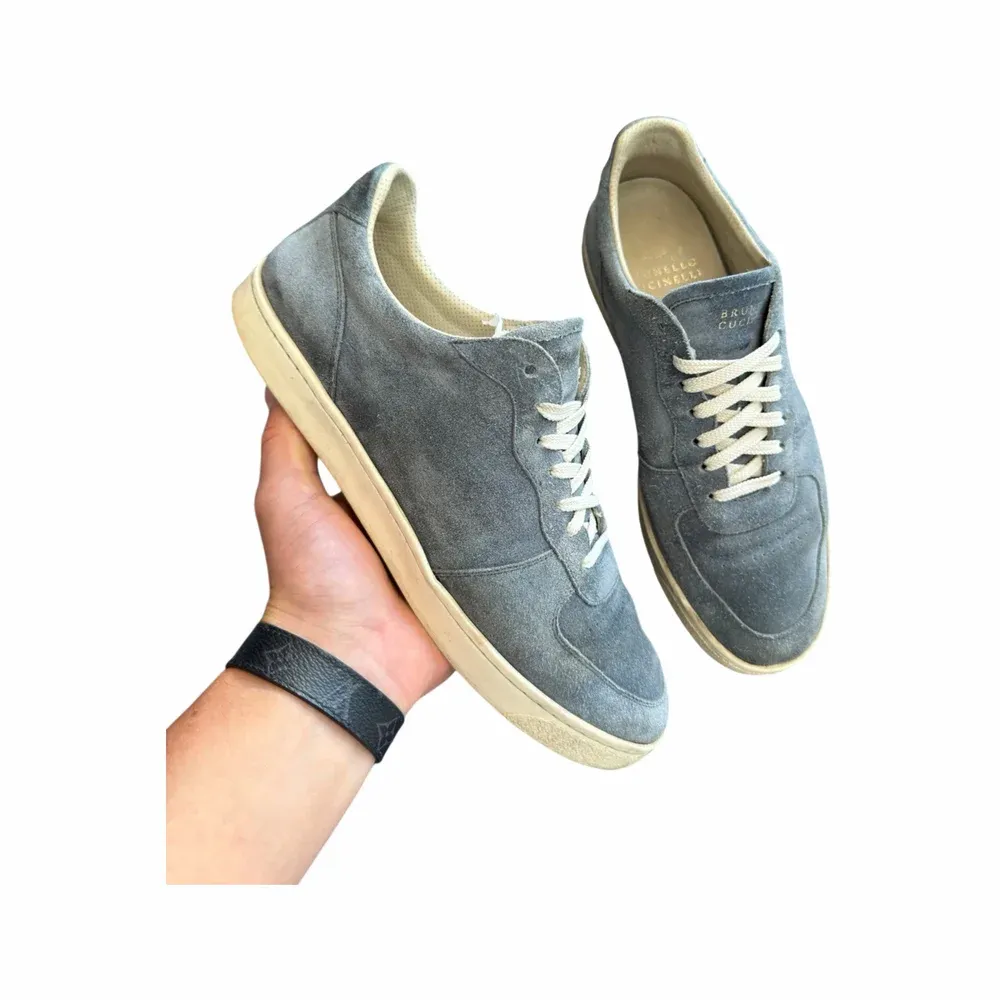 Brunello Cucinelli Suede Low-Top Sneakers