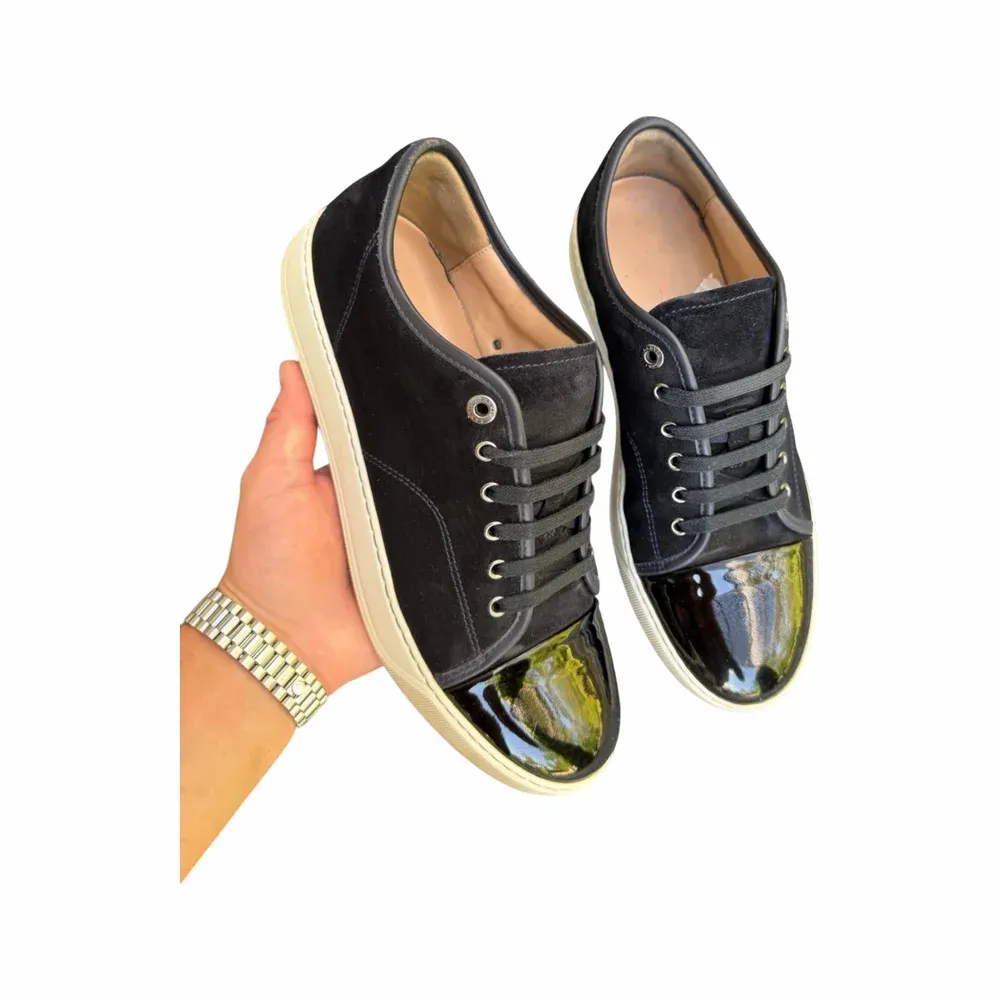Lanvin DBB1 Patent Cap Toe Sneaker