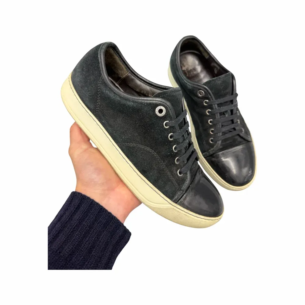 Lanvin DBB1 Patent Cap Toe Sneaker
