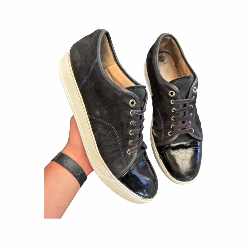 Lanvin DBB1 Patent Cap Toe Sneaker