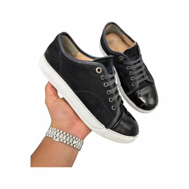 Lanvin DBB1 Patent Cap Toe Sneaker