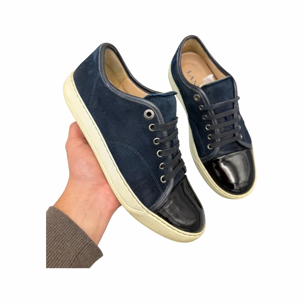 Lanvin DBB1 Patent Cap Toe Sneaker