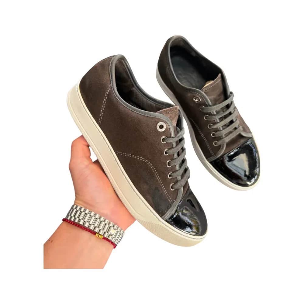 Lanvin DBB1 Patent Cap Toe Sneaker