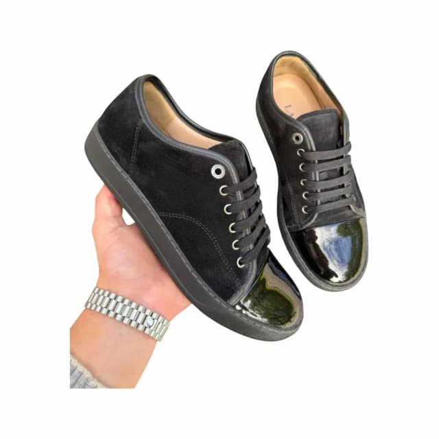 Lanvin DBB1 Patent Cap Toe Sneaker
