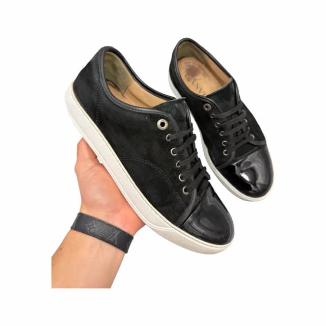 Lanvin DBB1 Patent Cap Toe Sneaker